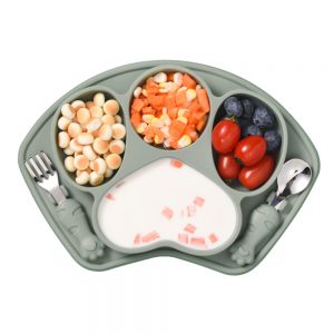 набор детской посуды из пищевого силикона