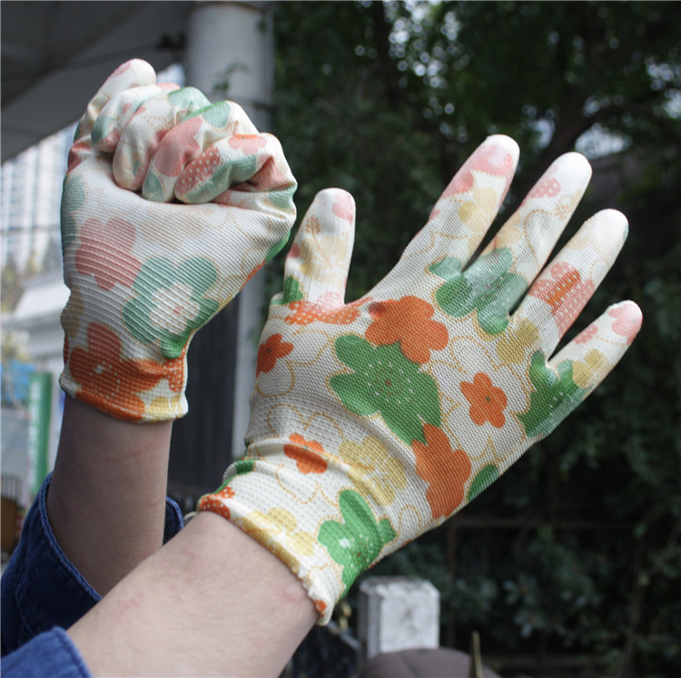 садовые перчатки с логотипом оптом из китая